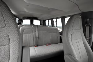 savana passenger inteiror